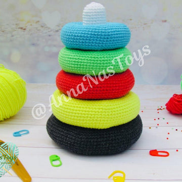 Colored stacking rings