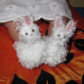 Baby Fluffy Bunny Boots