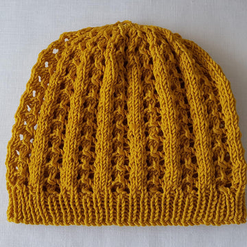 Courtney - 8ply seamless lace beanie