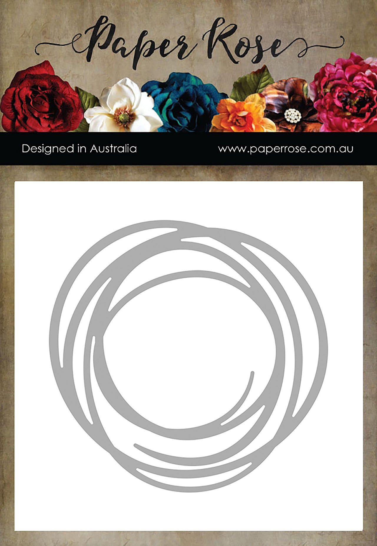 Paper Rose Dies - Large Scribble Circle