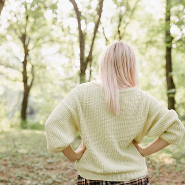 Forest Waffle Pullover