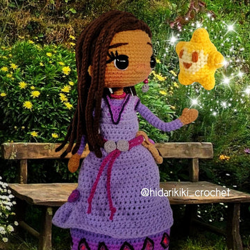ASHA WISH princess amigurumi doll
