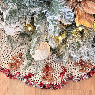 Gingerbread Christmas Tree Skirt