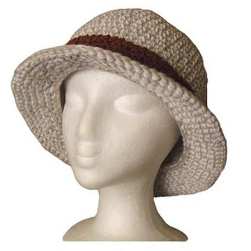 Bucket hat - with a straight brim