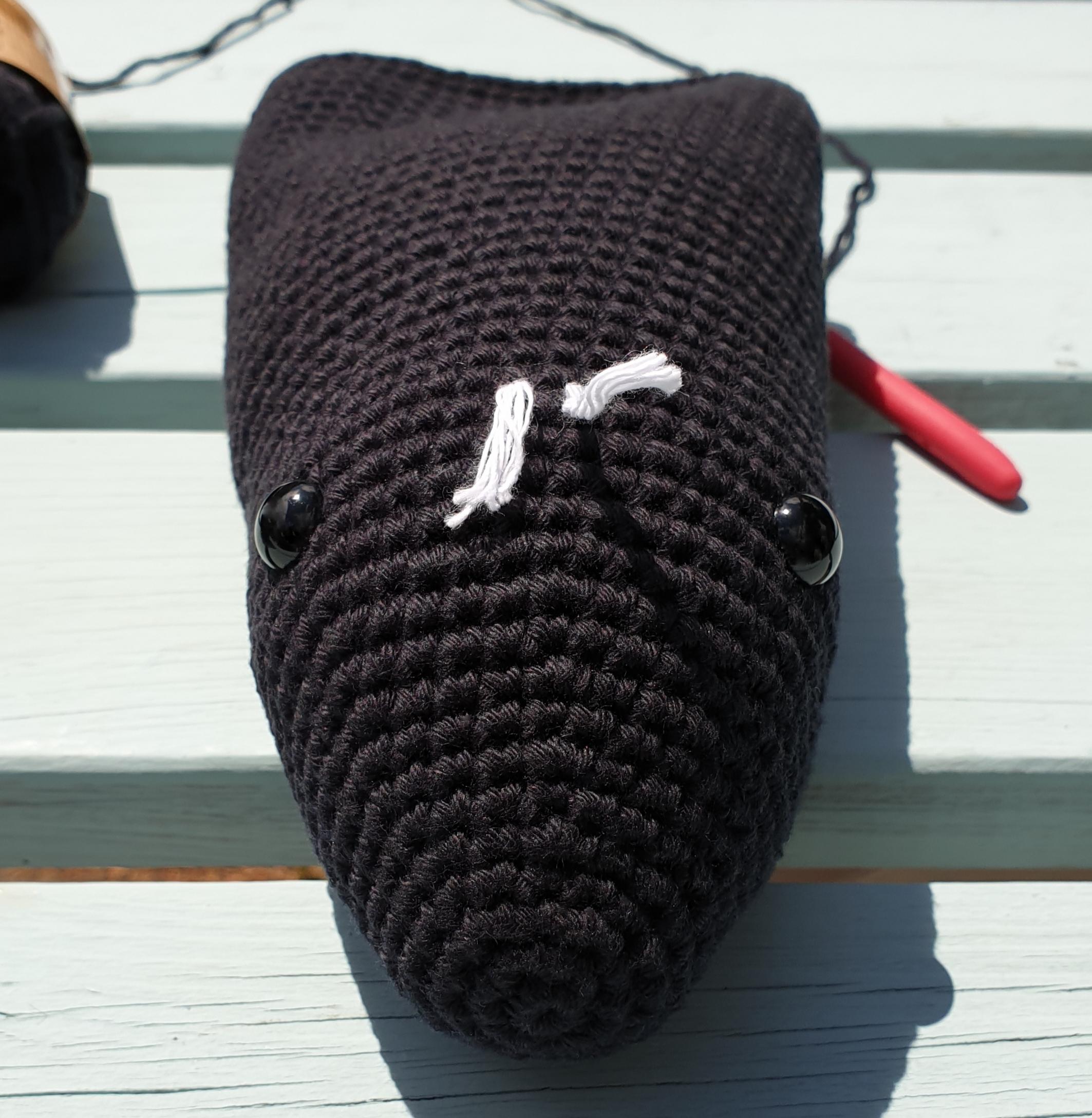 Olwyn the Orca - UK Terminology - Amigurumi