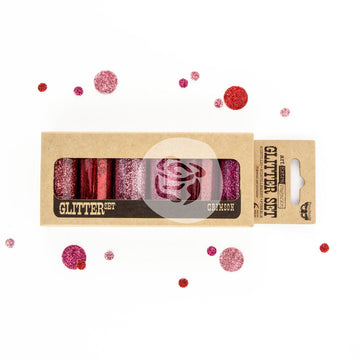 Prima Marketing Finnabair Art Extravagance Glitter 6g 6/Pkg - Crimson