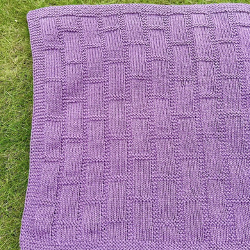 Aran Building Blocks Blanket