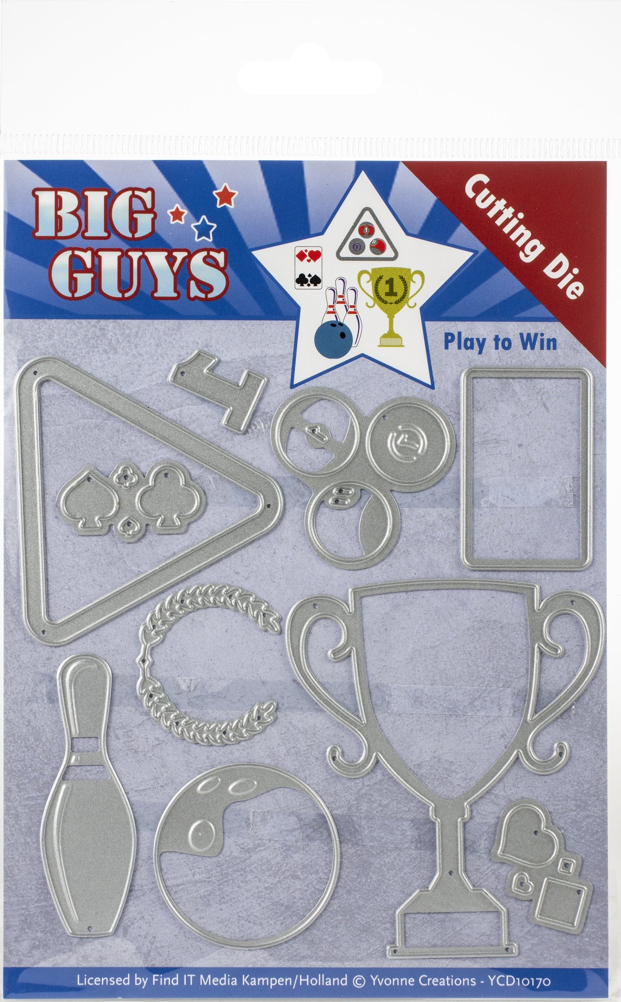 Find It Trading Yvonne Creations Die - Play To Win, Big Guys