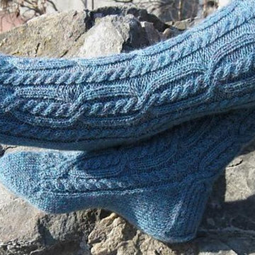 Precambrian Cable Socks