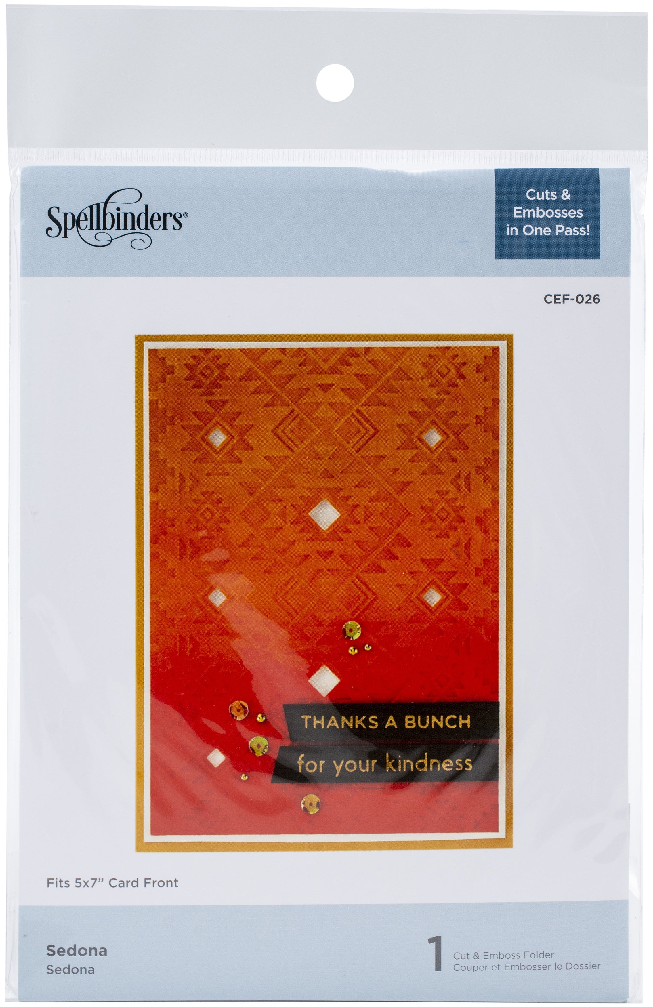 Spellbinders Cutting Embossing Folders - Sedona