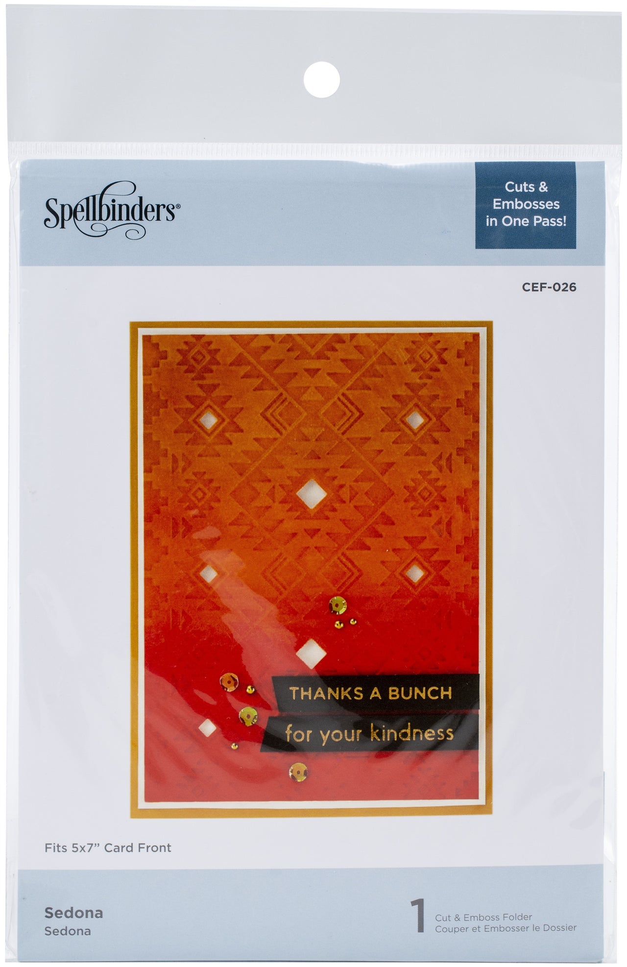Spellbinders Cutting Embossing Folders - Sedona