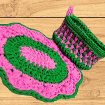 Crochet Basket & Doily Pattern