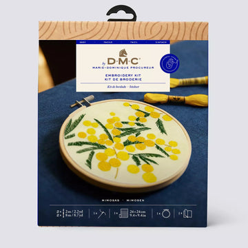 DMC Mimosas by Marie-Dominique Procureur Easy Embroidery Kit