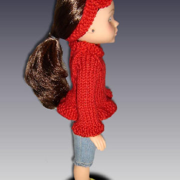 Fits Hearts for Hearts Doll. Sweater and Headband PDF 242