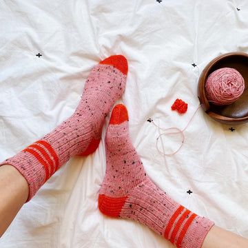 Totally Rad Ribbed Socks