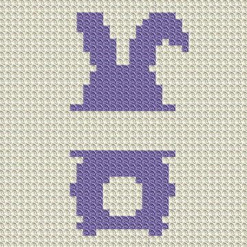 Easter Bunny C2C Blanket