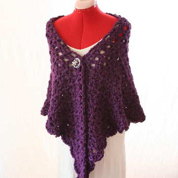 C02 Chunky Shell Shawl
