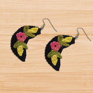 Half Moon Earrings PDF Pattern + Video Tutorial
