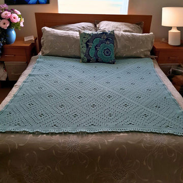 Aidan's Radiating Diamonds Blanket