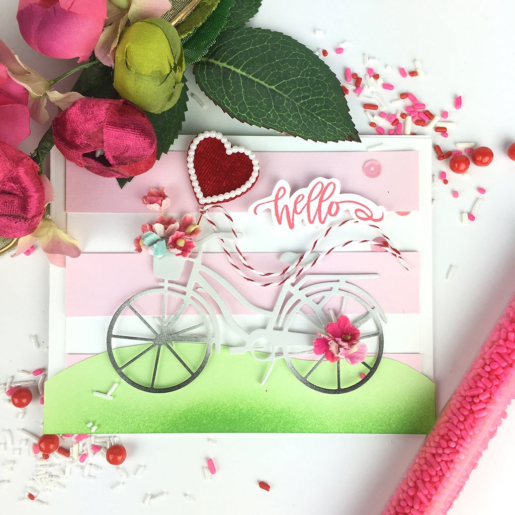 Hero Arts Frame Cut Dies - Bicycle With Basket
