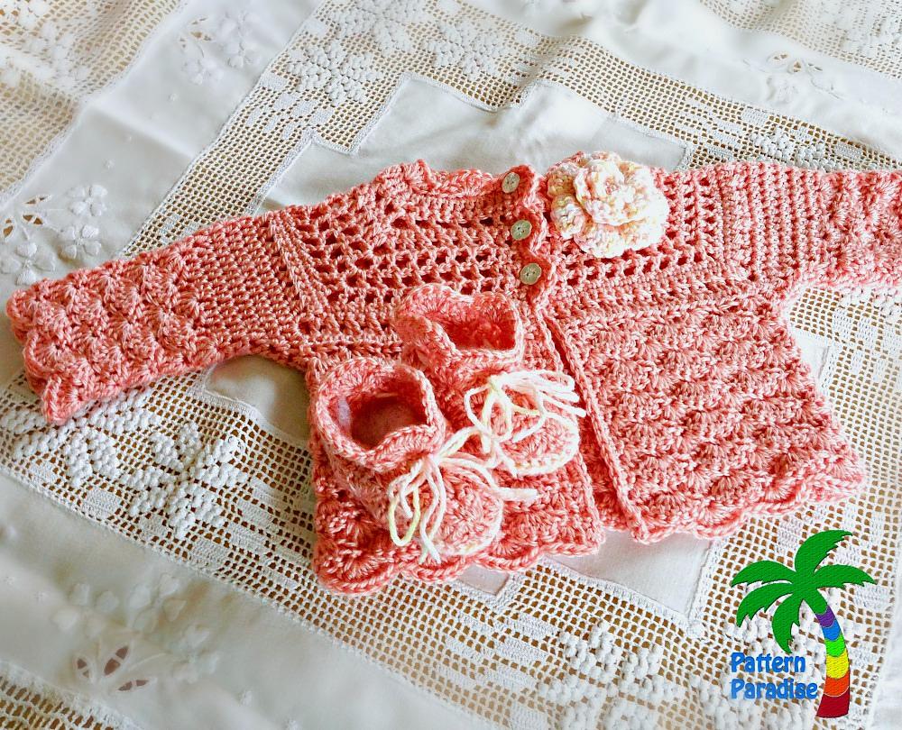 Shelly Sweater and Booties 12-107