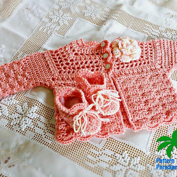 Shelly Sweater and Booties 12-107