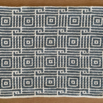 Parthenon Placemat Mosaic Crochet