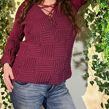 Häkelanleitung Pullover "Pixel Perfect"