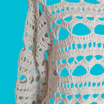 The Seaside Serenity Crochet Lace Pullover