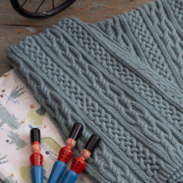 Cables Baby Blanket