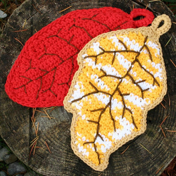 Falling Leaves Potholders