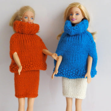 Poncho & Skirt Barbie Outfit