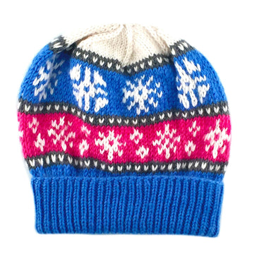 Snowflake Striped Hat