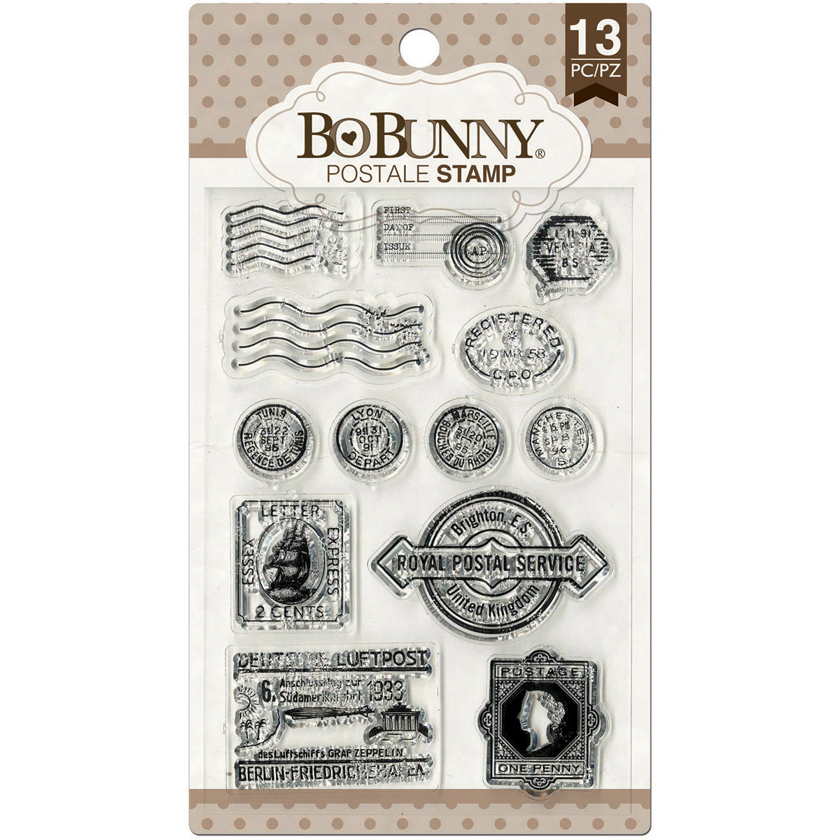 American Crafts BoBunny Stamps - Postale