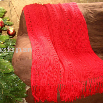 Red Diamond Throw