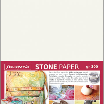 Stamperia Intl Stamperia Washable Stone Paper  11.6"X16.5" - 034575