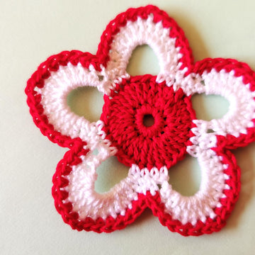Easy star flower pattern