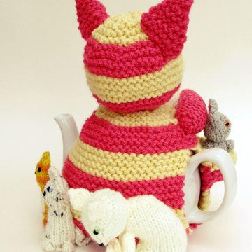 Cat Lady Tea Cosy Knitting Pattern