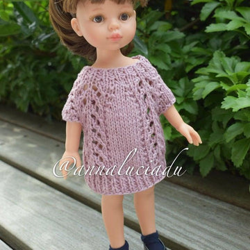 Knitting doll dress