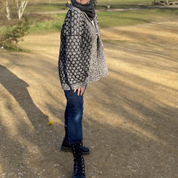 Rustic Honeycomb Cardigan