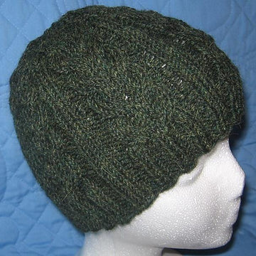 Cable Staghorn Whalebone Hat Beanie Toque