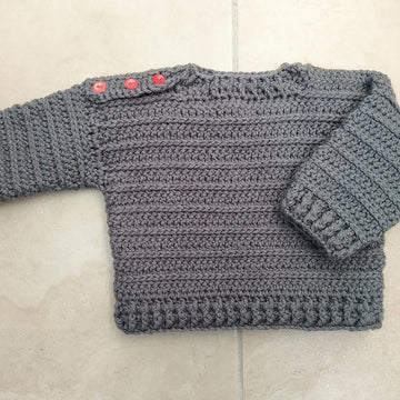 Crochet Sweater Pattern Baby Jumper Crochet PDF Kids Pullover Pattern Beginner Friendly Winter Crochet Easy Baby Sweater DIYweater