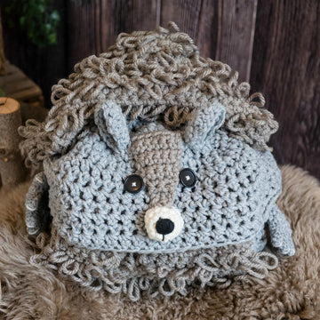 Hooded Woodland Squirrel Blanket