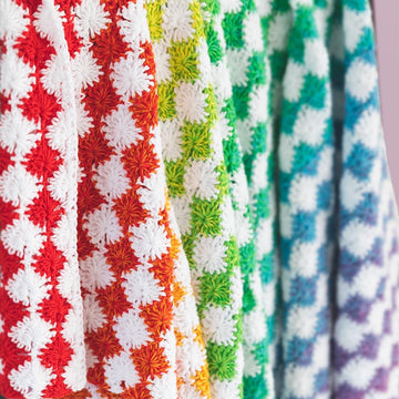 Rainbow Catherine Wheel Blanket