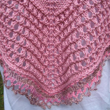 Hybrid Tea Rose Shawl