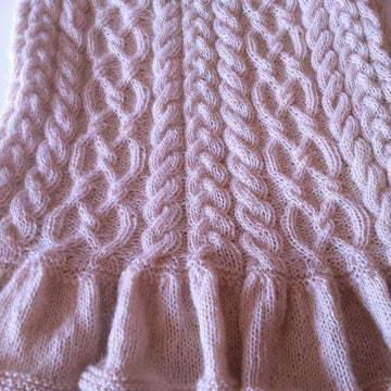 Anamchara - opulent Girl's Cable Jumper / Sweater