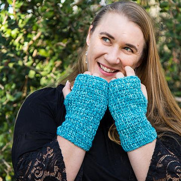 Tunisian Fingerless Gloves