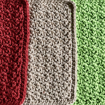 Wattle Stitch Washcloth
