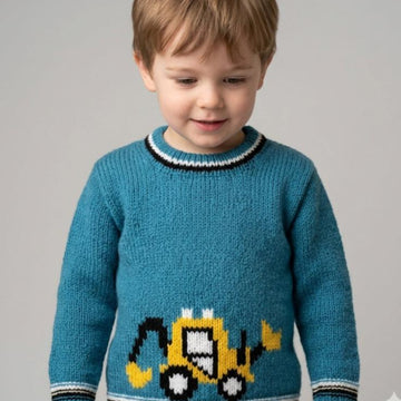 Construction Digger on a Sweater