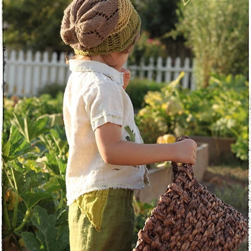 Garden Boho lace beanie